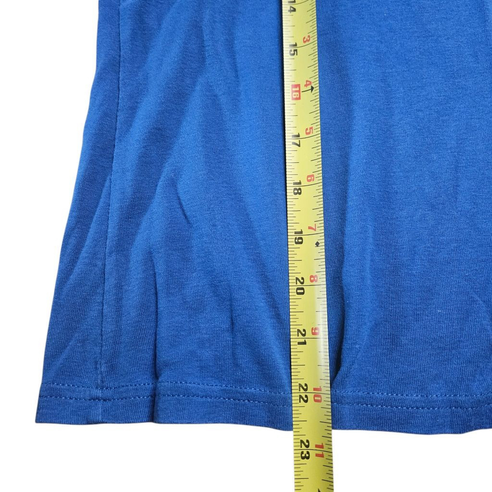 Christopher Banks Petite Large Blue Basic Short Sleeve Tee Layer Your Look - Picture 4 of 6